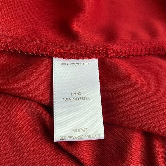 Taylor RED LACE DRESS Size 6 - Picture 5 of 7